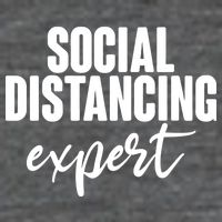Social Distancing Expert Funny Pandemic Wool Snapback Cap