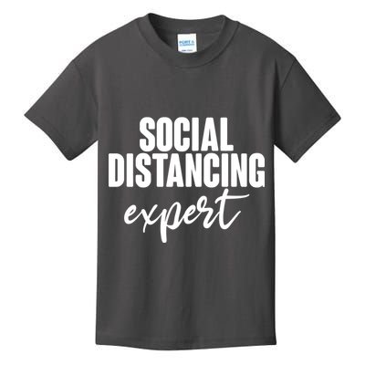 Social Distancing Expert Funny Pandemic Kids T-Shirt