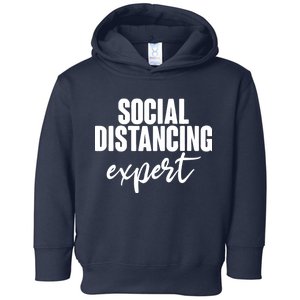 Social Distancing Expert Funny Pandemic Toddler Hoodie