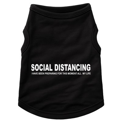 Social Distancing Funny Flu Virus Doggie Tank