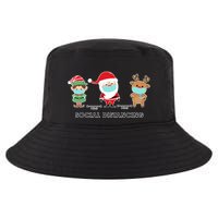 Social Distancing Funny Santa Claus Reindeer Elf Christmas Cool Comfort Performance Bucket Hat