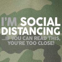 Social Distancing If You Can Read This You're Too Close Legacy Tie Dye Trucker Hat