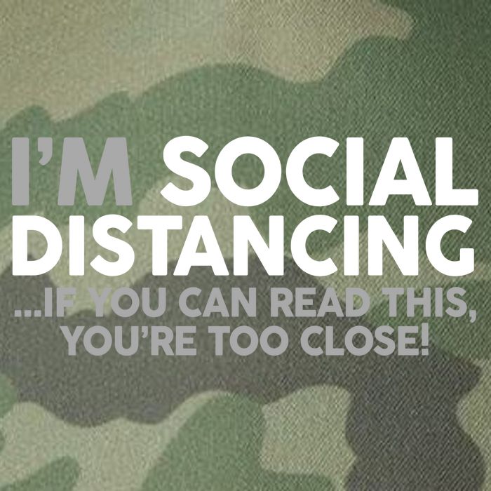 Social Distancing If You Can Read This You're Too Close Legacy Tie Dye Trucker Hat