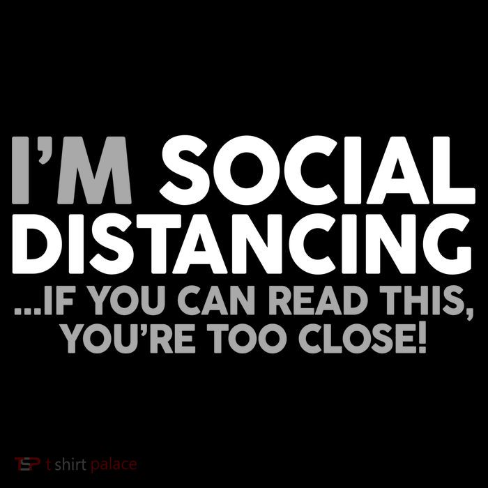 Social Distancing If You Can Read This You're Too Close Flatbill Hat