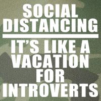 Social Distancing Like A Vacation For Introverts Legacy Tie Dye Trucker Hat