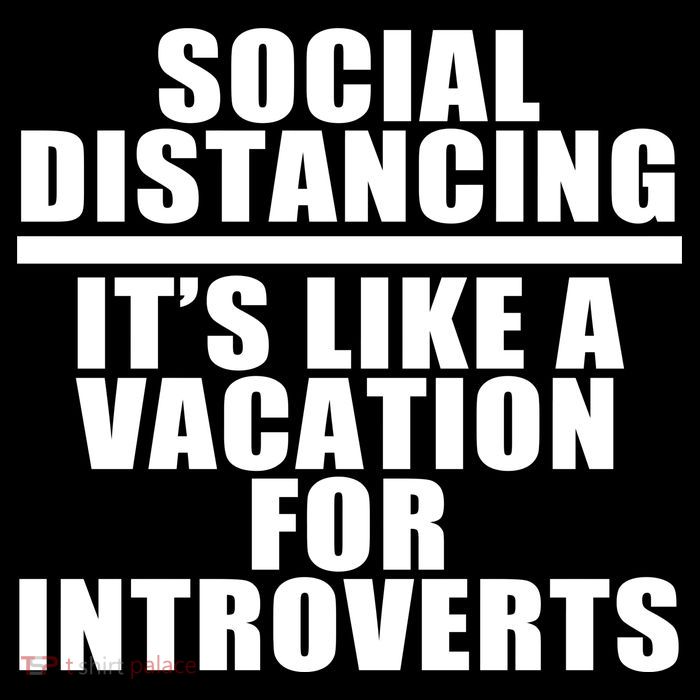 Social Distancing Like A Vacation For Introverts Pom Pom 12in Knit Beanie