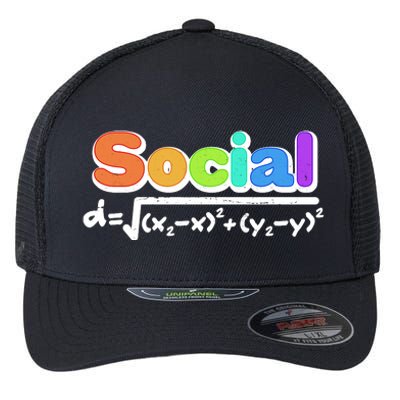 Social Distancing Math Formula  Flexfit Unipanel Trucker Cap