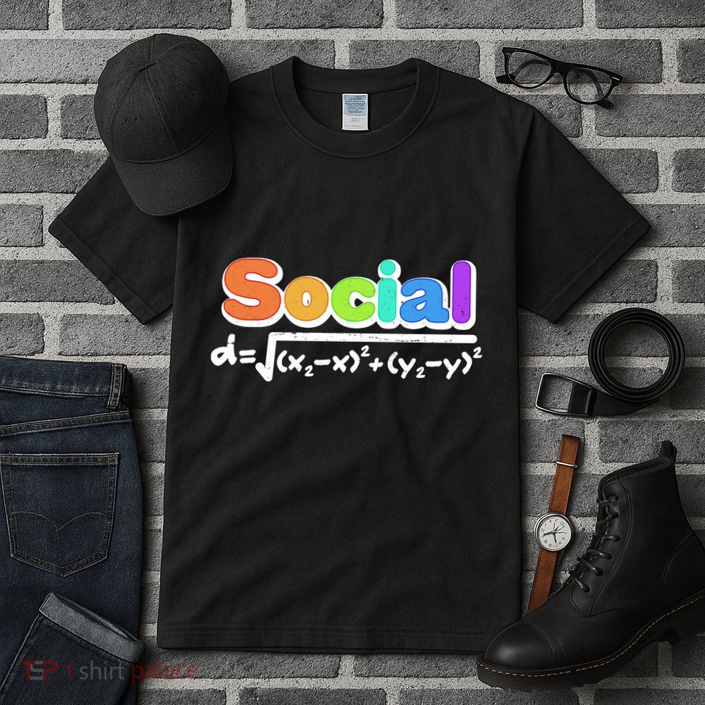 Social Distancing Math Formula  Tall T-Shirt