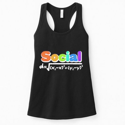 Social Distancing Math Formula  Womens Tank Top