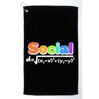 Social Distancing Math Formula  Golf Towel