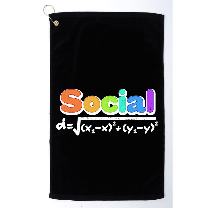 Social Distancing Math Formula  Golf Towel