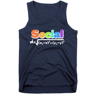 Social Distancing Math Formula  Tank Top