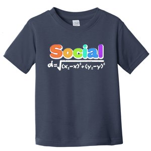 Social Distancing Math Formula  Toddler T-Shirt