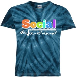 Social Distancing Math Formula  Kids Tie-Dye T-Shirt