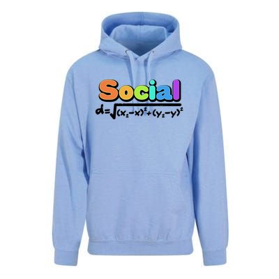 Social Distancing Math Formula  Unisex Surf Hoodie