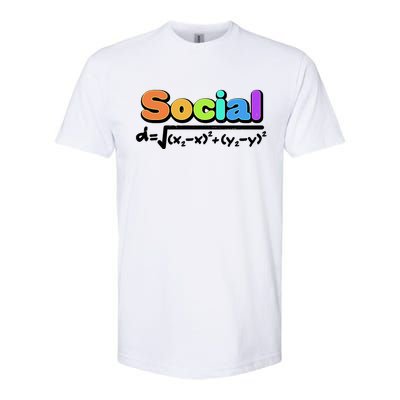 Social Distancing Math Formula  Softstyle® CVC T-Shirt