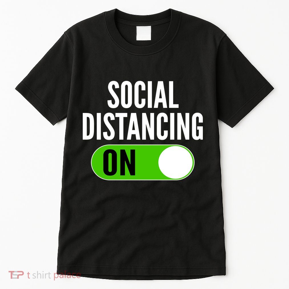 Social Distancing On Button Tall T-Shirt