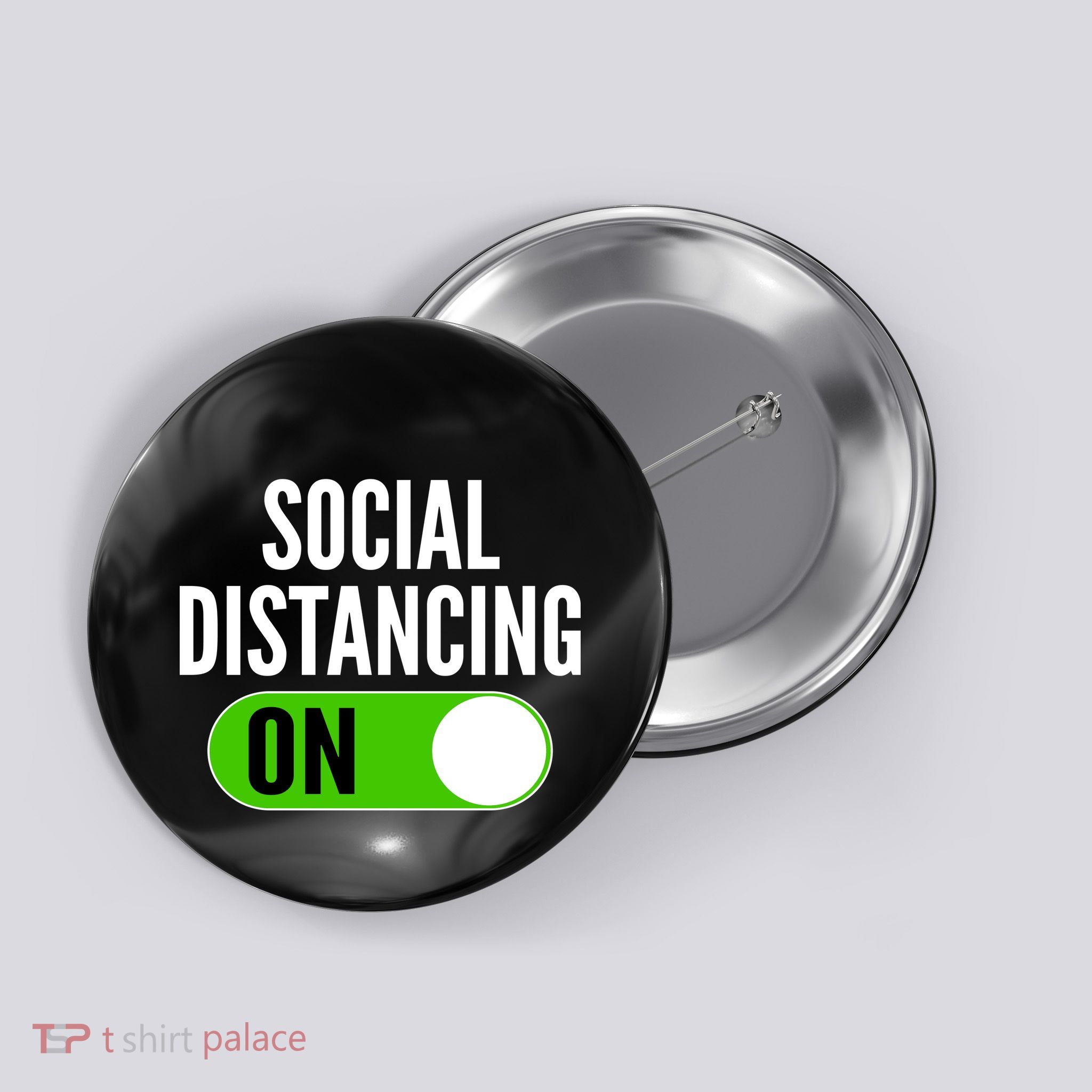Social Distancing On Button Button