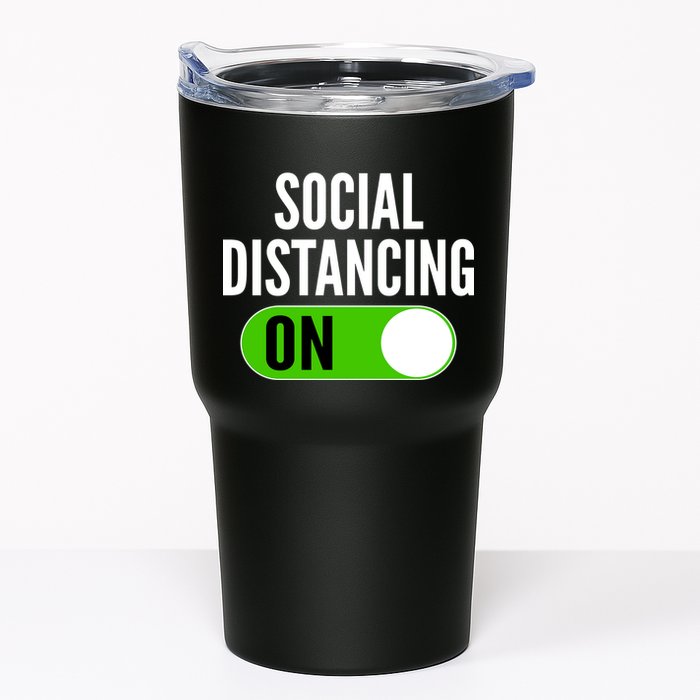 Social Distancing On Button Tumbler