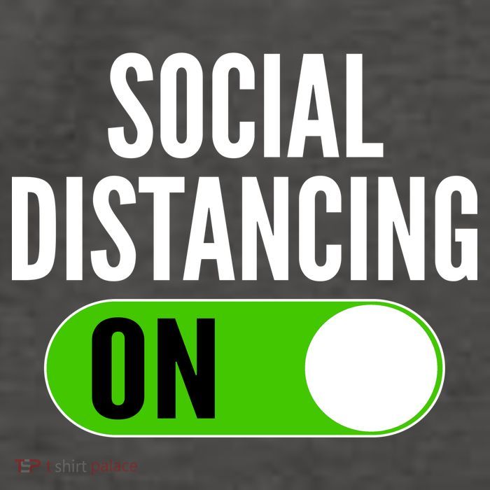 Social Distancing On Button Vector Backpack