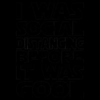 Social Distancing Was Cool Introvert Quarantine 16oz Travel Tumbler