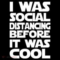 Social Distancing Was Cool Introvert Quarantine Visor