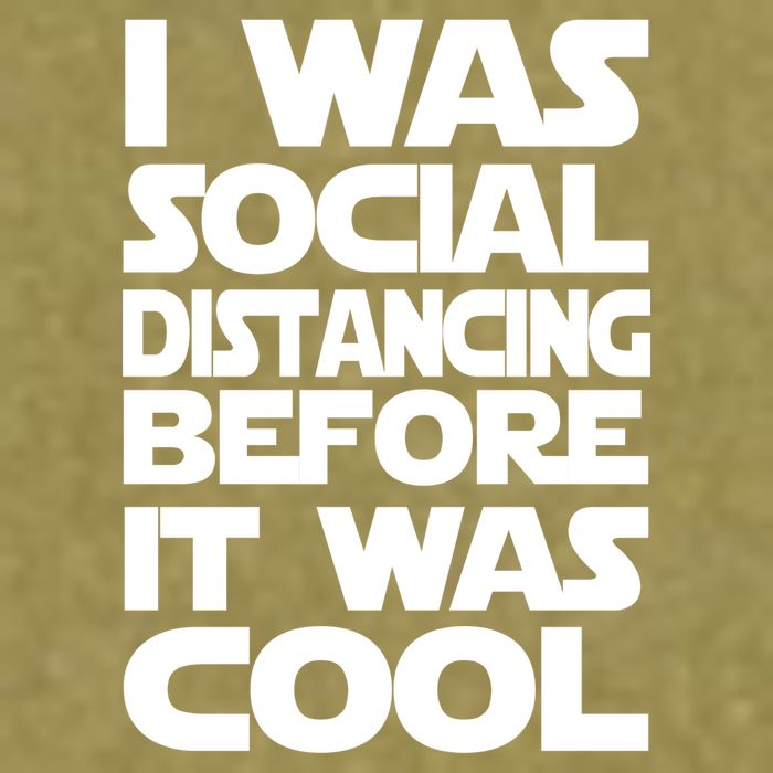Social Distancing Was Cool Introvert Quarantine Garment-Dyed Women's Muscle Tee