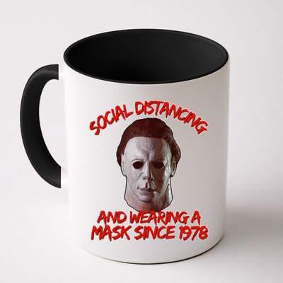Social Distancing Wearing A Mask Since 1978 Halloween Mug