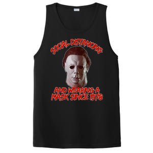 Social Distancing Wearing A Mask Since 1978 Halloween PosiCharge Competitor Tank