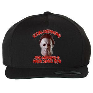 Social Distancing Wearing A Mask Since 1978 Halloween Wool Snapback Cap