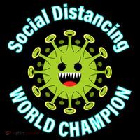 Social Distancing World Champion Performance Shirt