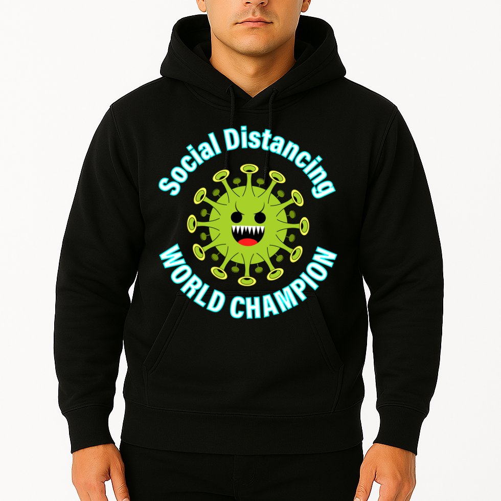 Social Distancing World Champion Hoodie