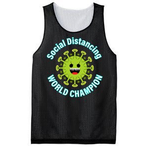 Social Distancing World Champion Mesh Reversible Basketball Jersey Tank