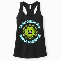 Social Distancing World Champion Womens Tank Top