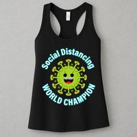 Social Distancing World Champion Womens Tank Top