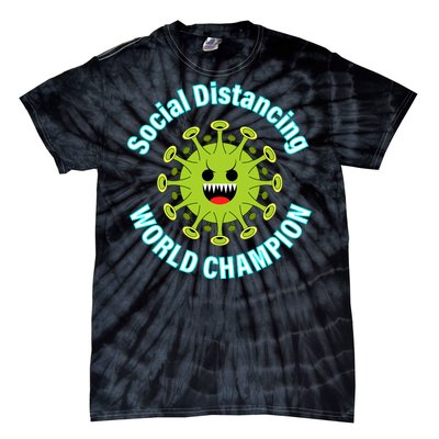 Social Distancing World Champion Tie-Dye T-Shirt