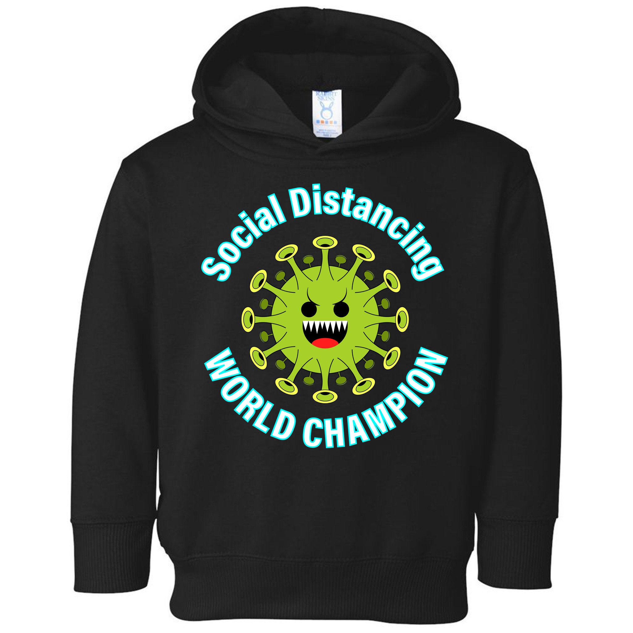 Social Distancing World Champion Toddler Hoodie