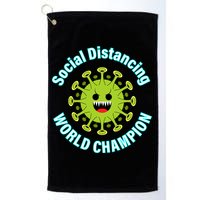 Social Distancing World Champion Golf Towel