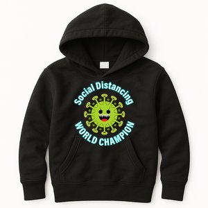 Social Distancing World Champion Kids Hoodie