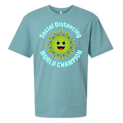 Social Distancing World Champion Sueded Cloud Jersey T-Shirt