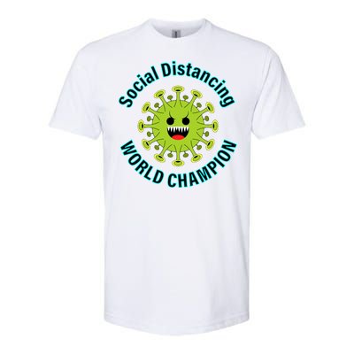 Social Distancing World Champion Softstyle® CVC T-Shirt