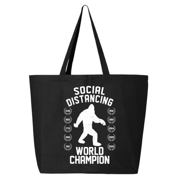Social Distancing World Champion Sasquatch 25L Jumbo Tote