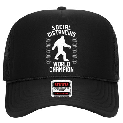 Social Distancing World Champion Sasquatch Trucker Hat