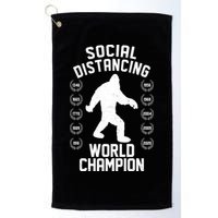 Social Distancing World Champion Sasquatch Golf Towel
