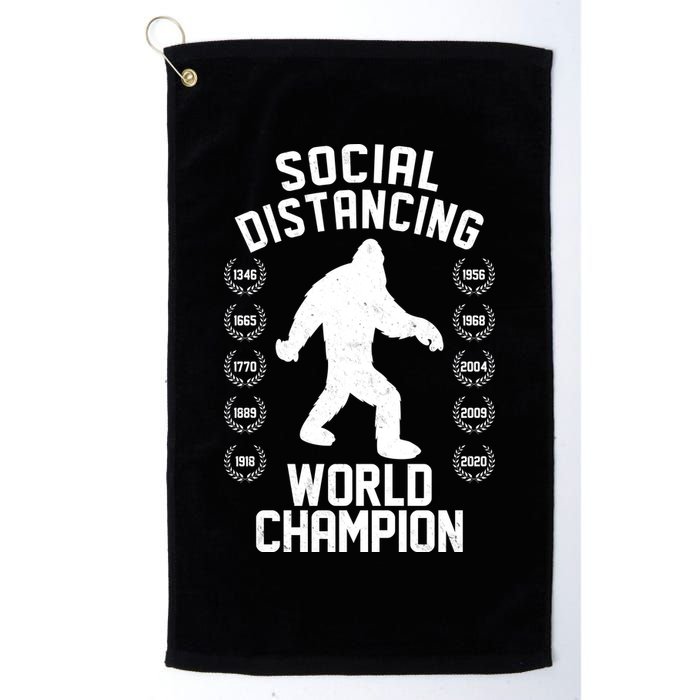 Social Distancing World Champion Sasquatch Golf Towel