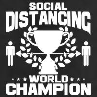 Social Distancing World Champion Trophy Cool Comfort Performance Bucket Hat