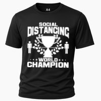 Social Distancing World Champion Trophy Cooling Performance Crew T-Shirt