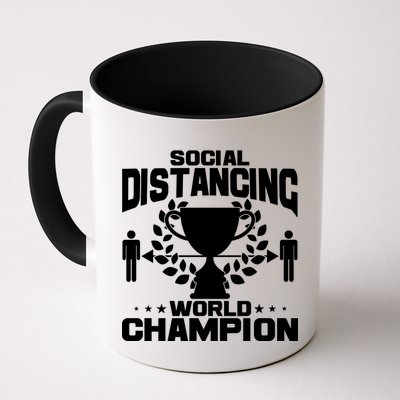 Social Distancing World Champion Trophy Mug