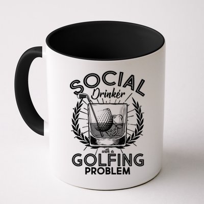 Social Drinker with a Golfing Problem Mug
