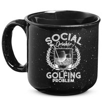 Social Drinker with a Golfing Problem 15oz Campfire Ceramic Mug